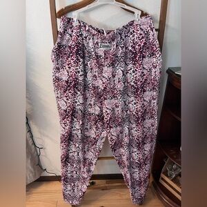 Zubaz Red and Blue Patterned Pants